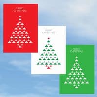 Vulcan Tree Pack of 10 Christmas Cards - Plastic Free